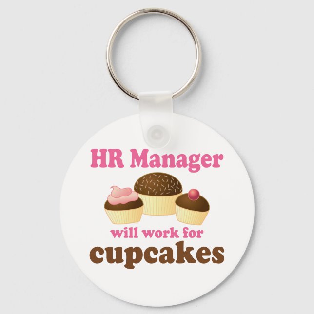 Funny HR Manager Nyckelring (Framsida)