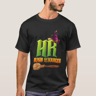 Funny HR Witch Human Resources Pumpkin Halloween C T Shirt