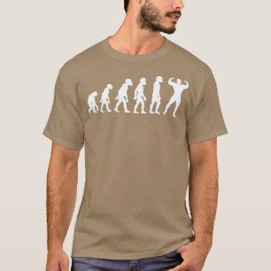 Funny Human Bodybuilding Evolution Weightlifter Bo T Shirt