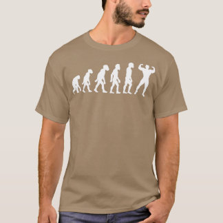 Funny Human Bodybuilding Evolution Weightlifter Bo T Shirt