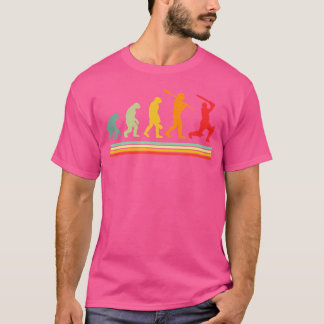 Funny Human Cricket Evolution Funny Cricket T Shirt