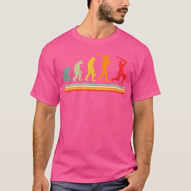 Funny Human Cricket Evolution Funny Cricket T Shirt (Framsida)