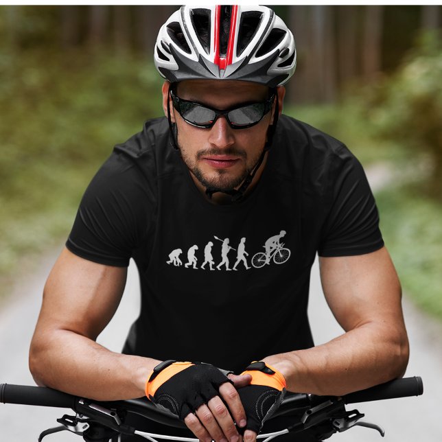 Funny Human Cycling Evolution Athlete Bike Cyclist T Shirt (Skapare uppladdad)