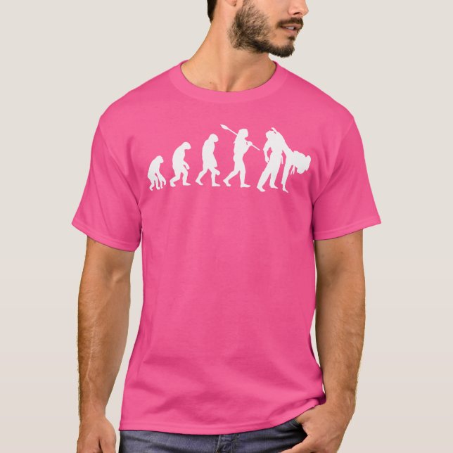 Funny Human Judo Evolution Funny Judo T Shirt (Framsida)
