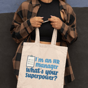 Funny Human Resources Superhjälte Tygkasse