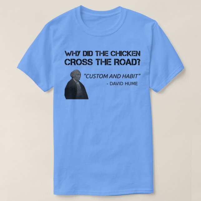 Funny Hume Philosophy Teacher Student Philosopher T Shirt (Design framsida)