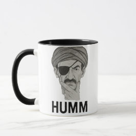 Funny "HUMM" Mugg - Sarkastisk arabisk karaktär De