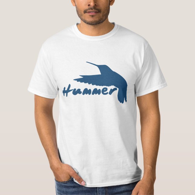 Funny Hummer Hummingbird T-shirt (Framsida)