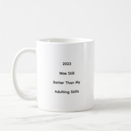 Funny Humor 2023 Nya år Joke Kaffemugg