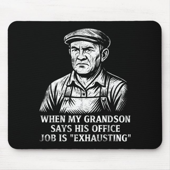 Funny Humor Grandpa Gift Father's Day Grandfather  Musmatta (Framsidan)