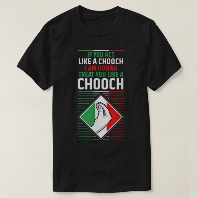 Funny Humor Italienska citatet Slang Roligt Italie T Shirt (Design framsida)
