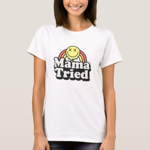 Funny humor Mamma försökte t-shirt