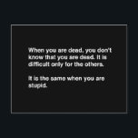 FUNNY HUMOR QUOTES DEAD STUPID LAUGHS INSULTS COMM VYKORT<br><div class="desc">FUNNY HUMOR QUOTES DEAD STUPID LAUGHS INSULTS SYNPUNKTER ORD UTTRYCK 222</div>