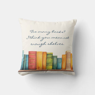 Funny Humor Reading Bok Kudde
