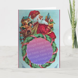 FUNNY, HUMOROUS JULTOMTEN VINTAGE-fotomall Helgkort