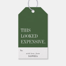 Funny Humorous This Looked Expensive Presentetikett