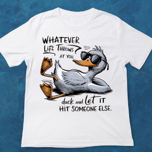 Funny Humous Anka i glas T-Shirt