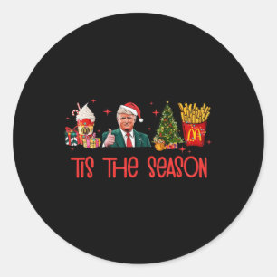 Funny Humous Donald Trump Tis Season Trump C Runt Klistermärke