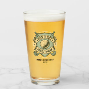 Funny Humous Golf Quote Anpassningsbar Vintage Glaskopp