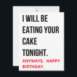Funny Humous Naughty Grattis på födelsedagen Card Julkort<br><div class="desc">Lustigt,  Dirty,  Naughty,  Grattis på födelsedagen Gift Ideas. Det här Grattis på födelsedagen-kortet med önskemål eller ett meddelande kan vara en perfekt gåva till honom,  henne,  make,  hustru,  manar,  kvinnor,  pojkar,  flickor,  pojkvän,  flickvän,  fästman,  fästman,  make,  kärlek</div>