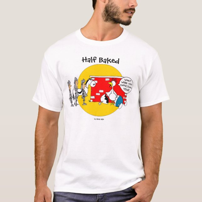 Funny Humpty Dumpty Cracks - T-Shirt (Framsida)
