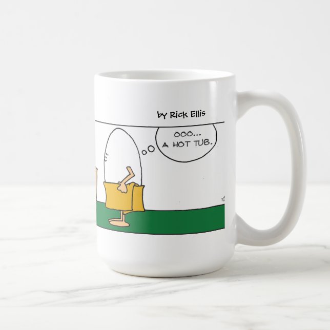 Funny Humpty Dumpty Hett Tub Kaffemugg (Höger)