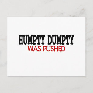 Funny Humpty Dumpty Vykort