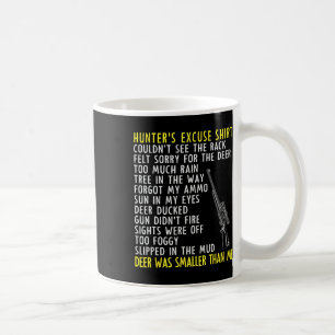 Funny Hunter Excuses - Season Hunting - Pappa Buck Kaffemugg