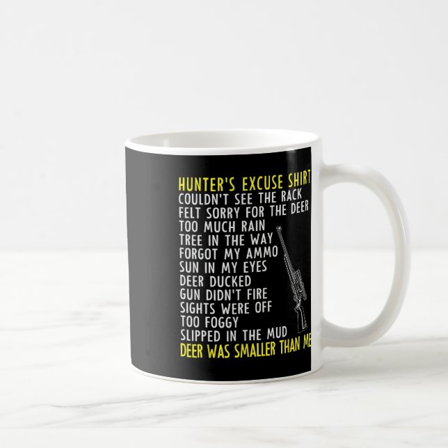 Funny Hunter Excuses - Season Hunting - Pappa Buck Kaffemugg (Höger)