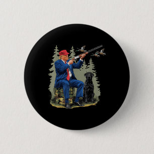 Funny Hunting Anka Trump Camo Hunting Hej Knapp