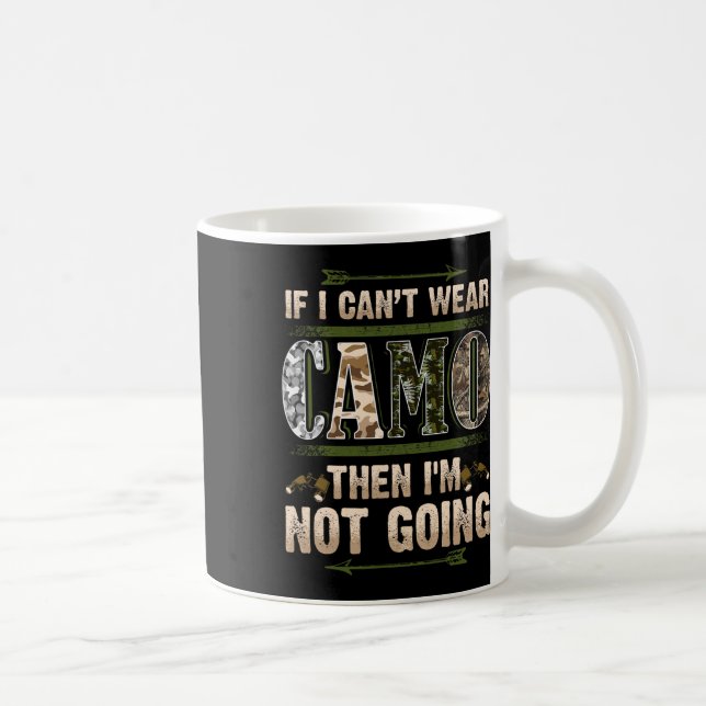 Funny Hunting Camo Hunters Buck Hjort Land Redne Kaffemugg (Höger)