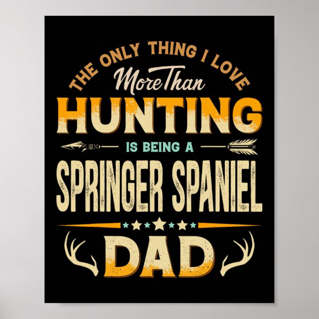 Funny Hunting Fars dag - Springer Spain Pappa Poster (Framsidan)