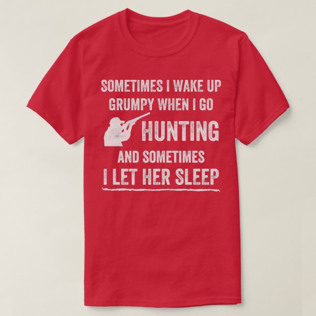 Funny Hunting Hunter Hunt Buck Deer Drinking Camo T Shirt (Design framsida)