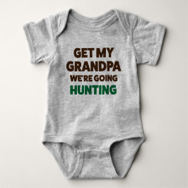 Funny Hunting Jersey Bodykostym för Baby av Grandp T Shirt