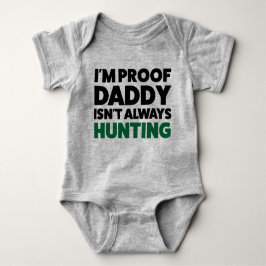 Funny Hunting Jersey Bodykostym för Baby T Shirt