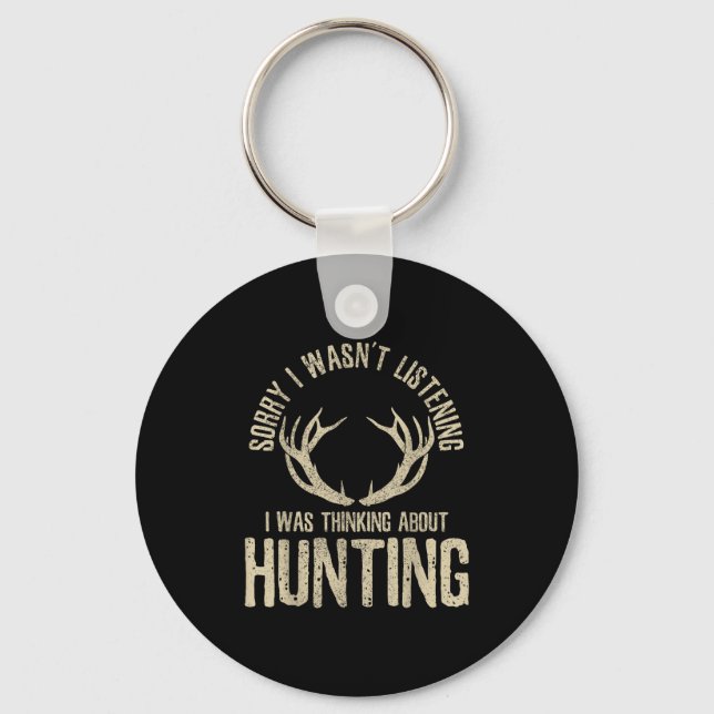 Funny Hunting Quote Sayed Hjort Venison Elk Hunter Nyckelring (Framsida)