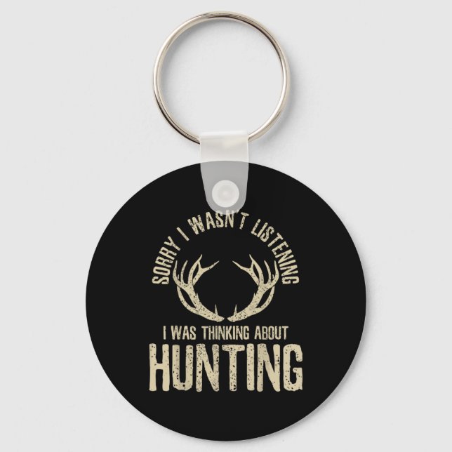 Funny Hunting Quote Sayed Hjort Venison Elk Hunter Nyckelring (Framsida)