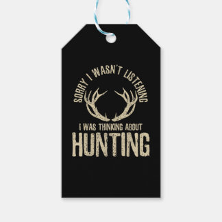 Funny Hunting Quote Sayed Hjort Venison Elk Hunter Presentetikett