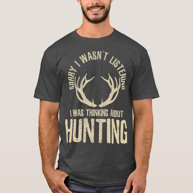 Funny Hunting Quote Saying Deer Venison Elk Gift T Shirt (Framsida)