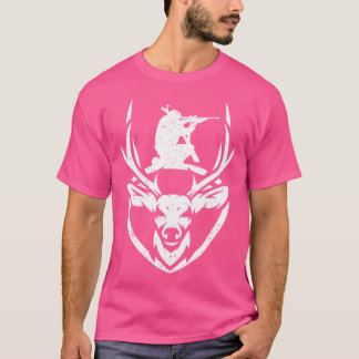 Funny Hunting Rifle Hjort Hunters Hunting Hunting T Shirt