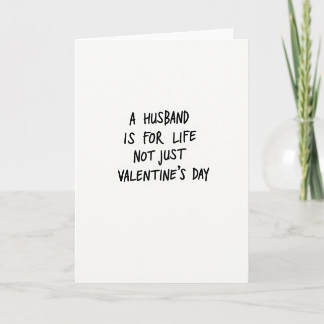 Funny Husband Love All Year Card Kort (Framsida)