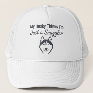 Funny Husky Dog Snuggler Keps