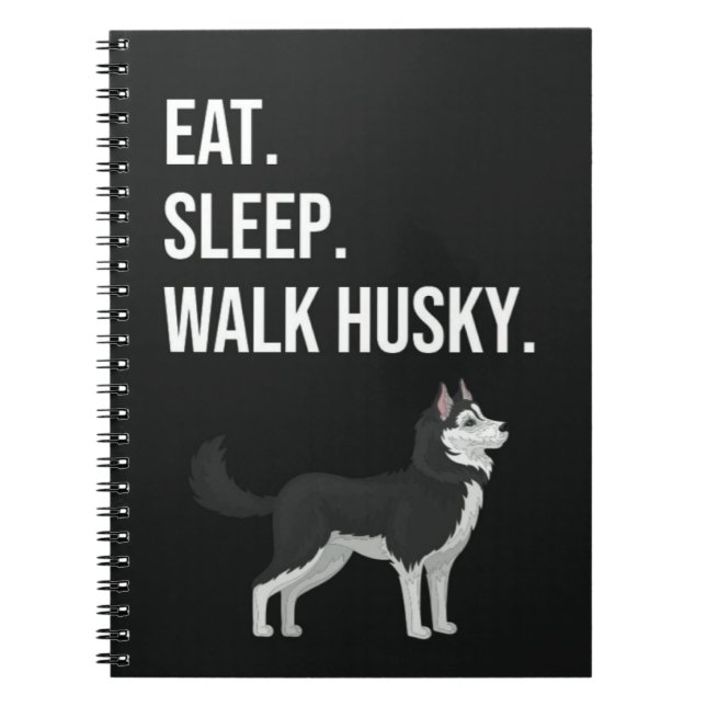 Funny Husky Mom Gifts Siberian Dog Dad Lover Pet Anteckningsbok (Framsidan)
