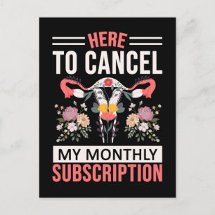 Funny hysterektomi Blommor Uterus-borttagning Vykort