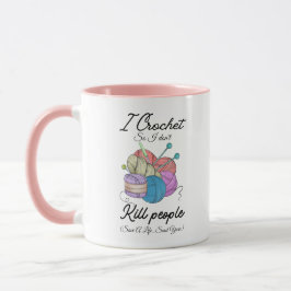 Funny I Crochet Save A Life Yarn Art Mugg