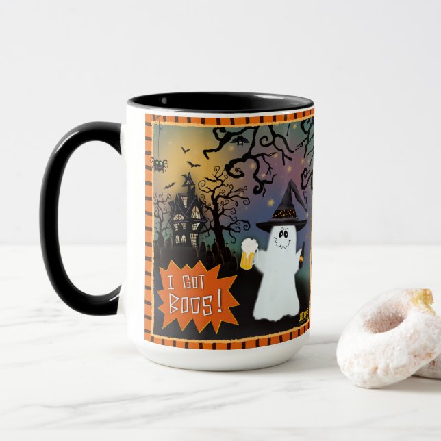 Funny I Har Boos Ghost Cute Spooky Coffee Mugg (Med munk)