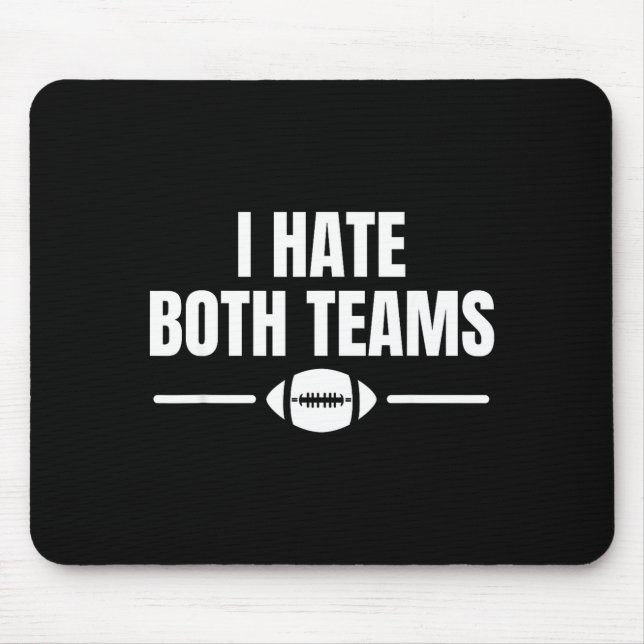 Funny I Hate Both Teams Football  Musmatta (Framsidan)