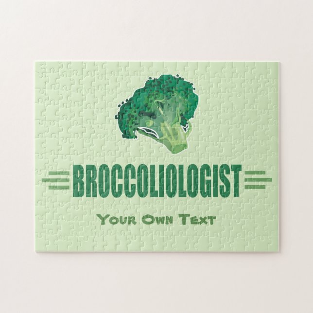 Funny I Kärlek Broccoli BROCCOLIOLOGIST Pussel (Horisontell)