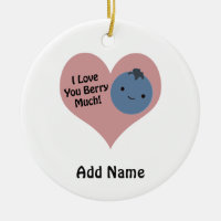 Funny I Kärlek Du Berry Mycket Cute Kawaii Blueber