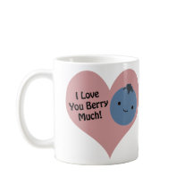 Funny I Kärlek Du Berry Mycket Cute Kawaii Blueber